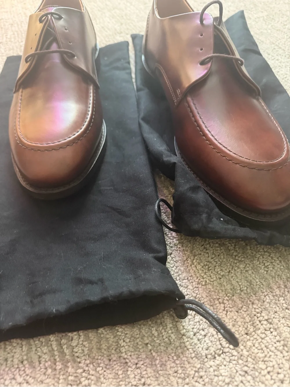 Allen Edmonds Men’s Brown Leather Oxford Dress Shoes